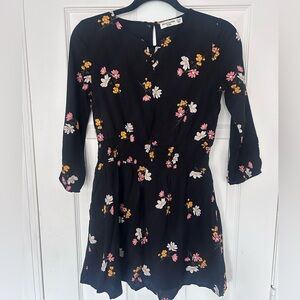 Abercrombie Kids Cinched Waistband Long Sleeve Dress -size 13/14